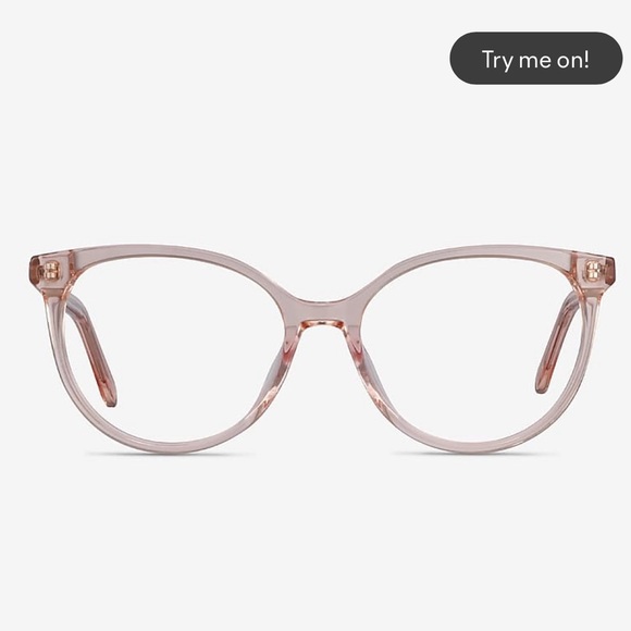 Eye Buy Direct - Prescription Eyeglasses - NALA Clear Pink - Picture 2 of 3